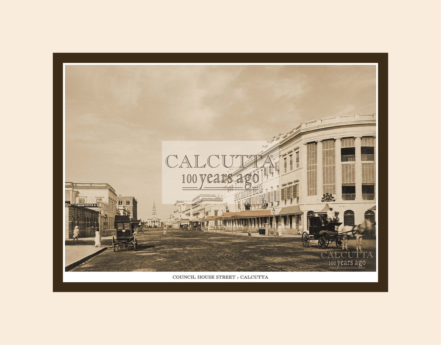Council House Street (Code: 30) Mounted Photo Print
