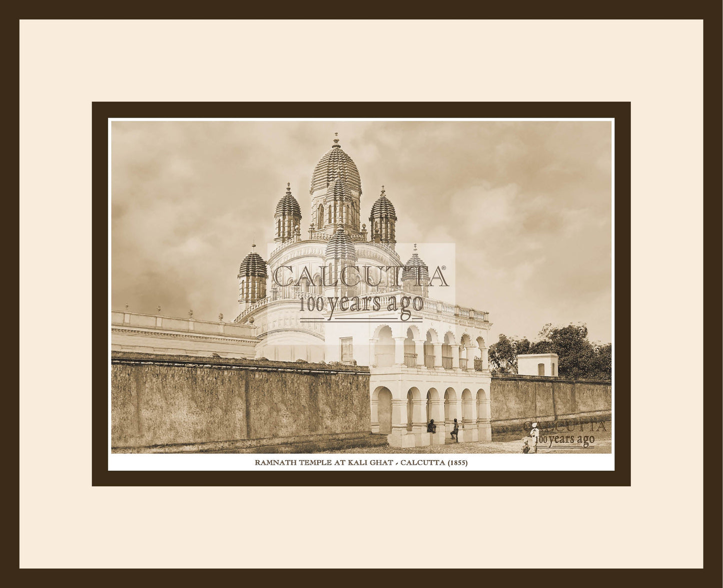 Dakshineswar Temple (Code: 32) Wood Frame
