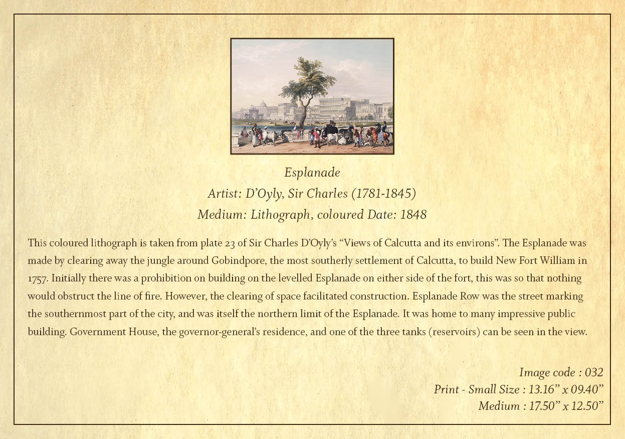 Esplanade (Code: 032) – Coloured Lithograph