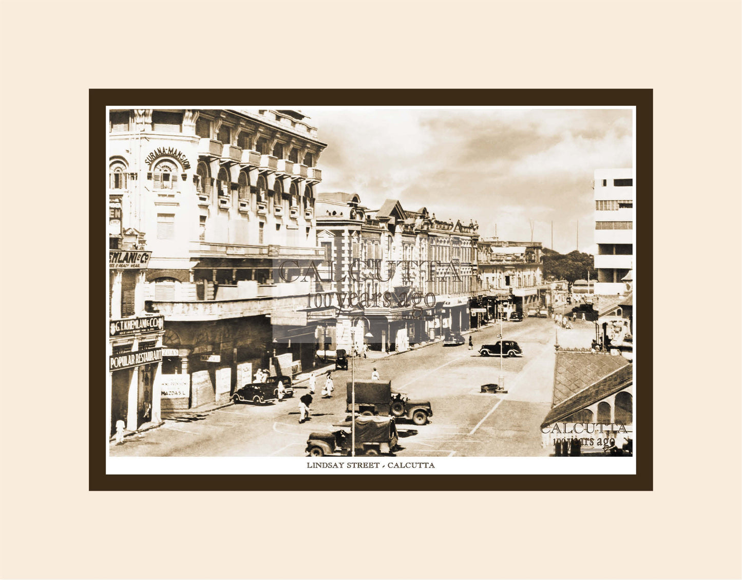 Lindsay Street (Code: 84) Mounted Photo Print