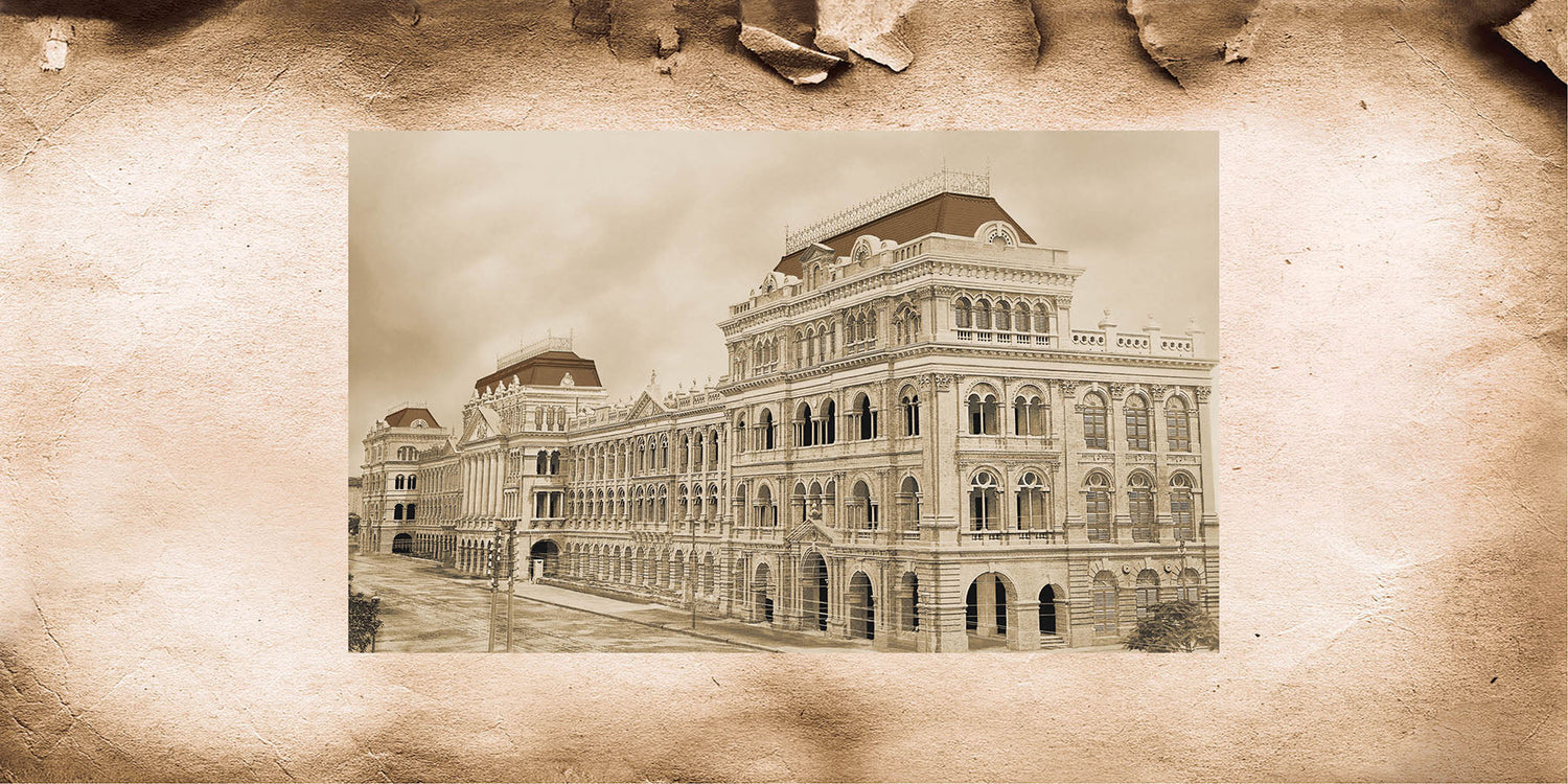 Calcutta 100 Years Ago - Mounted Photo Print