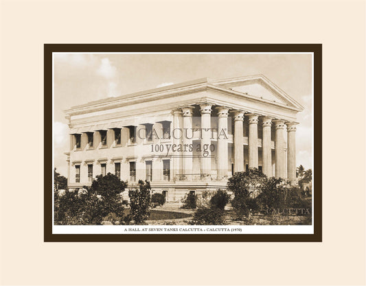 A Hall In Calcutta (Code: 1) Mounted Photo Print