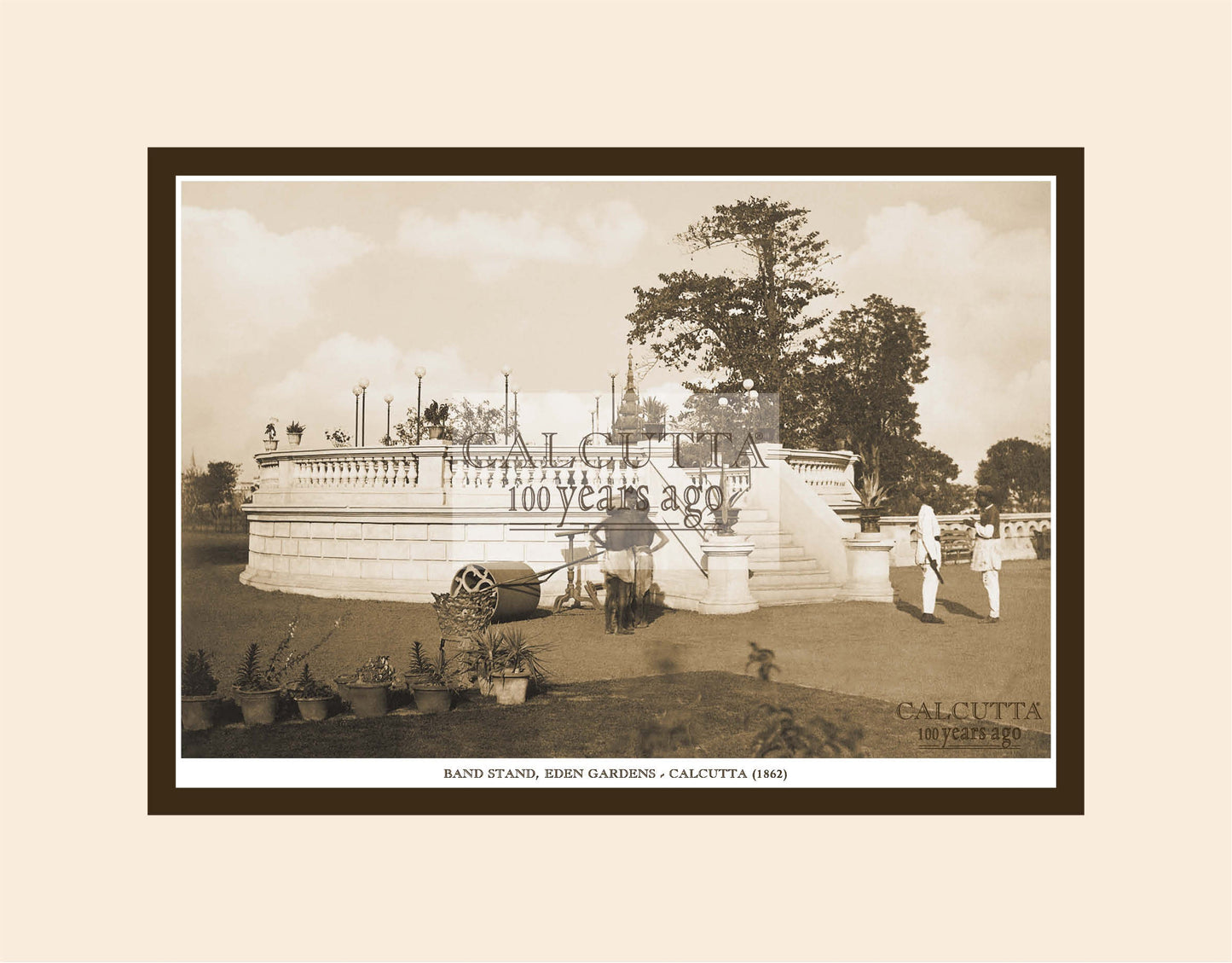Band Stand, Eden Garden Park (Code: 3) Mounted Photo Print