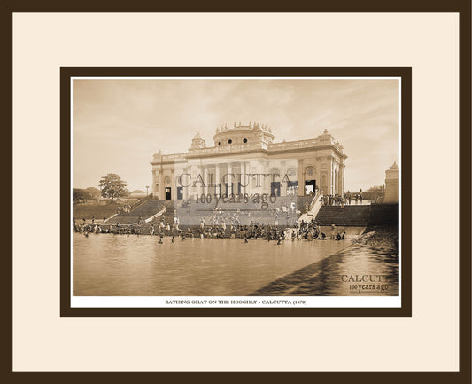 Bathing Ghat On The Hooghly (Code: 9) Wood Frame