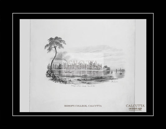 Bishop’s College, Calcutta (Code: 010) – Black & White Lithograph