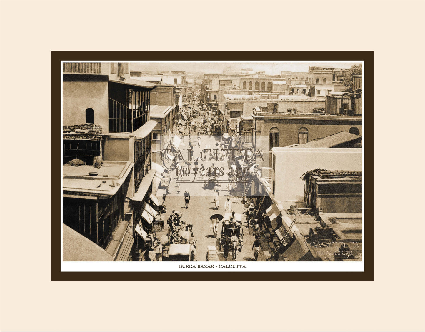Burra Bazar (Code: 17) Mounted Photo Print