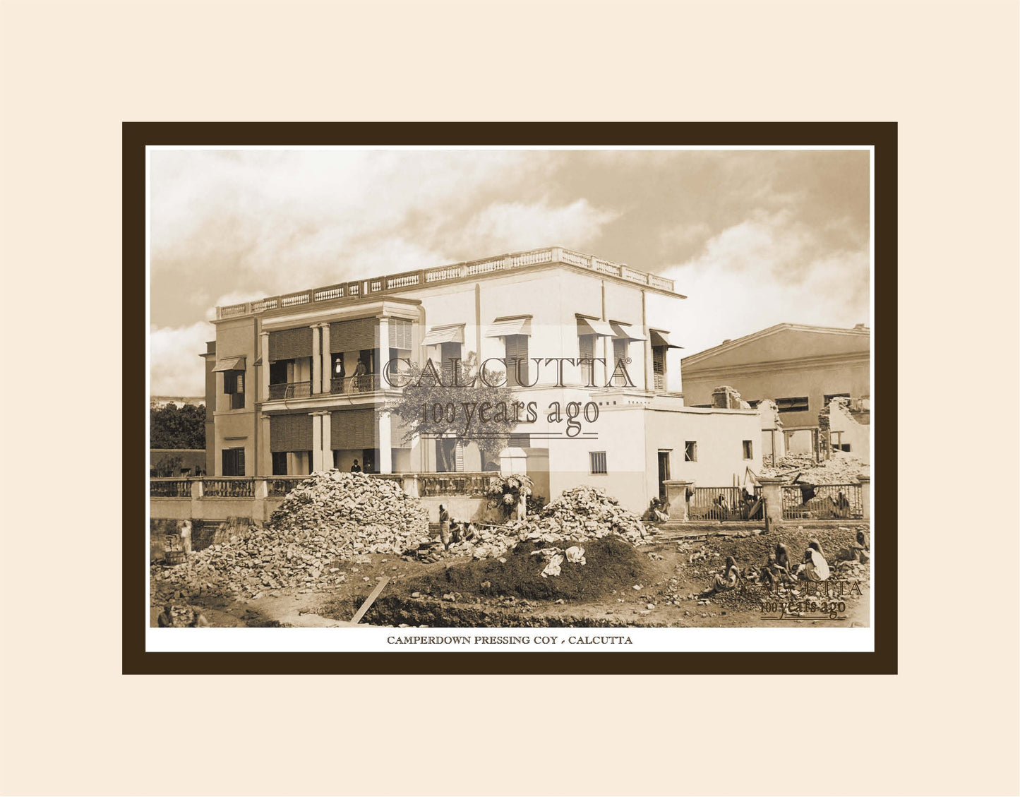 Camperdown Pressing Coy (Code: 21) Mounted Photo Print