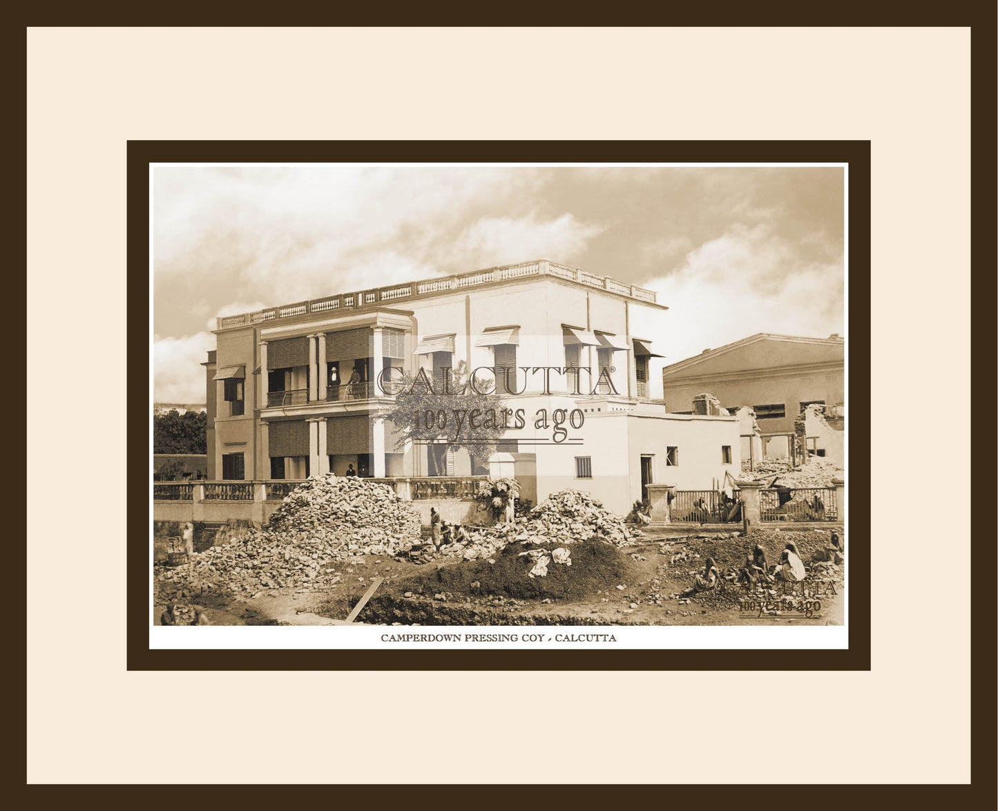 Camperdown Pressing Coy (Code: 21) Wood Frame