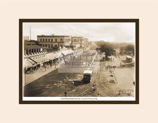 Chowringhee Road (Code: 27) Mounted Photo Print