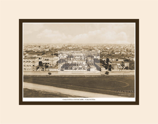 Calcutta Cityscape  (Code: 19) Mounted Photo Print