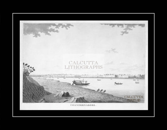 Chandernagore (Code: 011) – Black & White Lithograph
