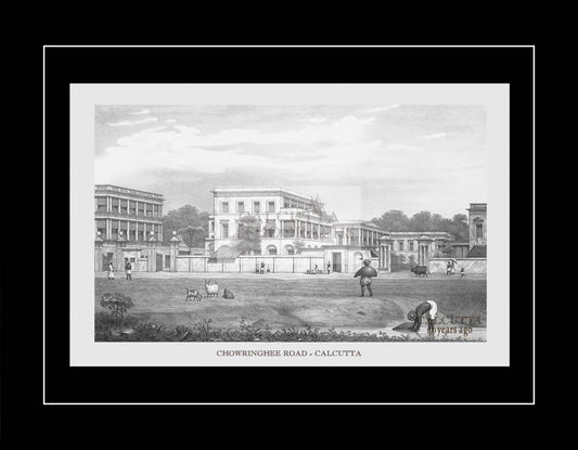 Chowringhee Road - 3 (Code: 015) – Black & White Lithograph