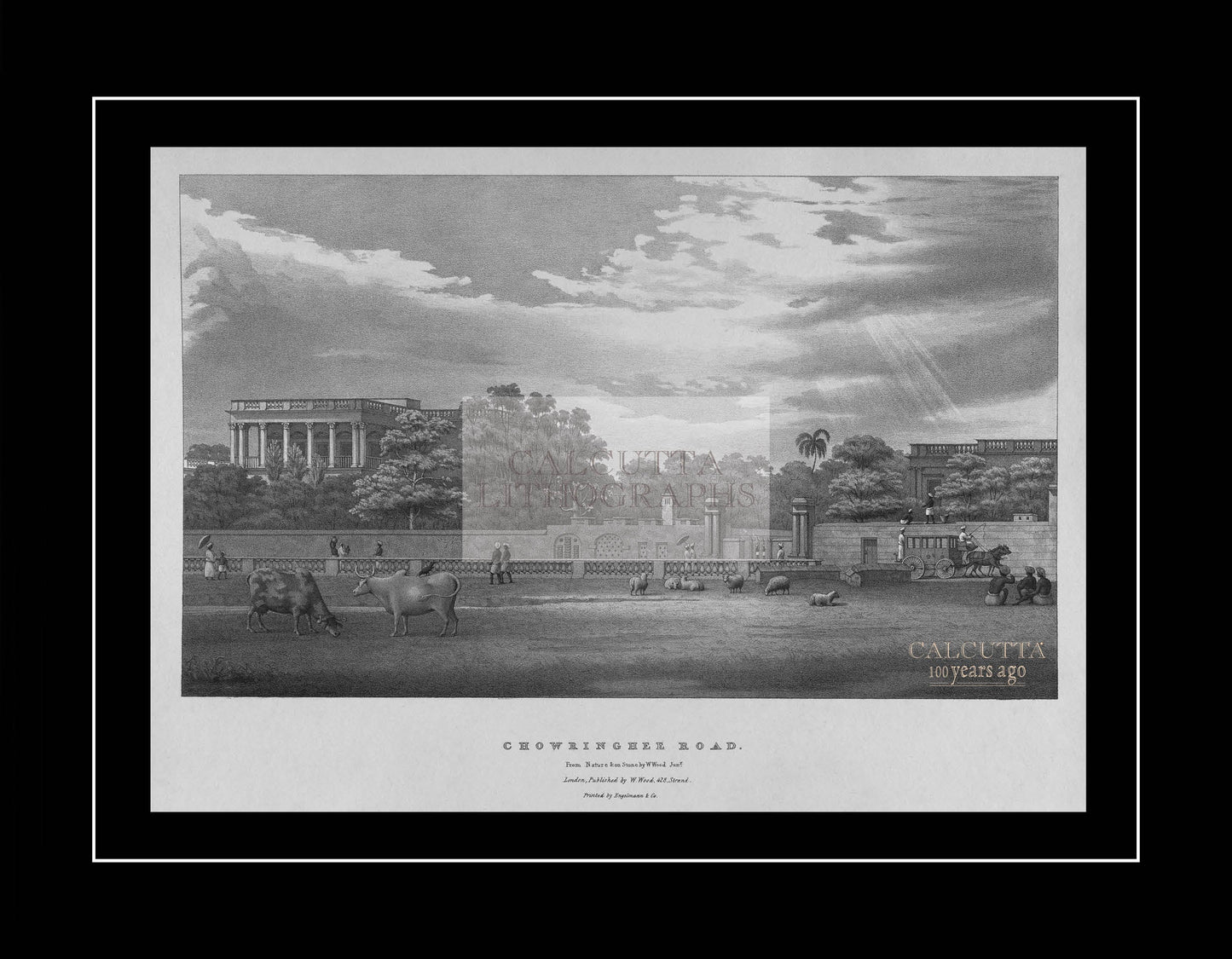 Chowringhee Road -4 (Code: 016) – Black & White Lithograph
