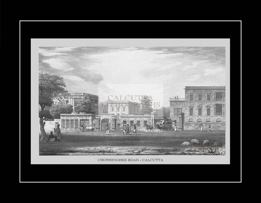 Chowringhee Road - 5 (Code: 017) – Black & White Lithograph