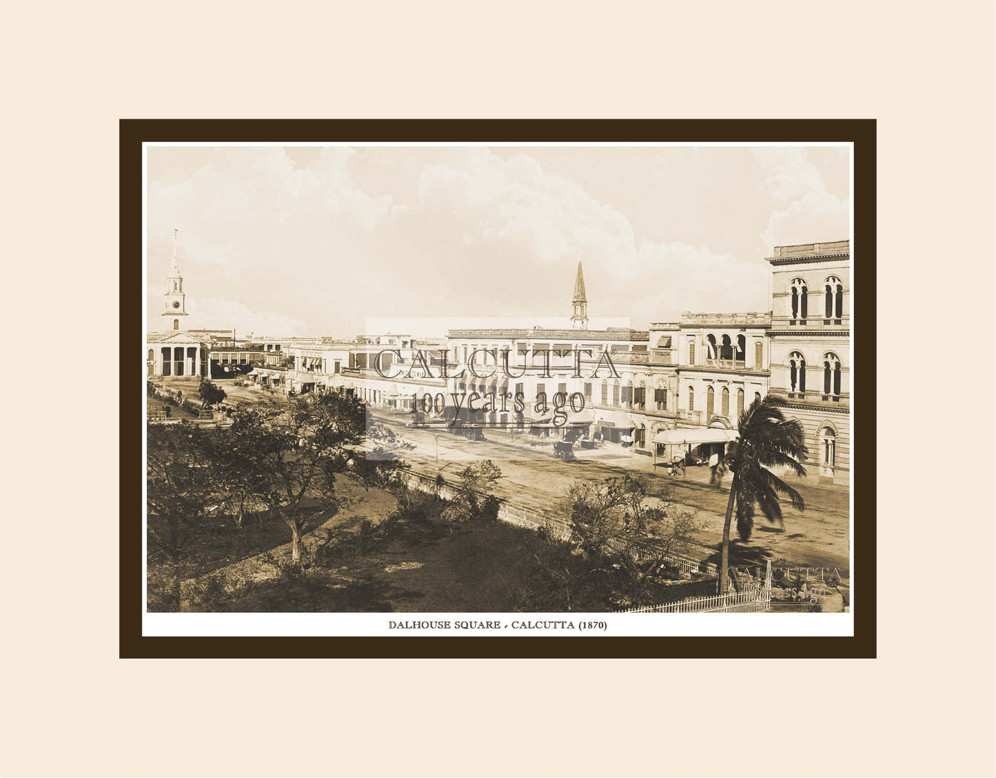 Dalhousie Square (Code: 35) Mounted Photo Print