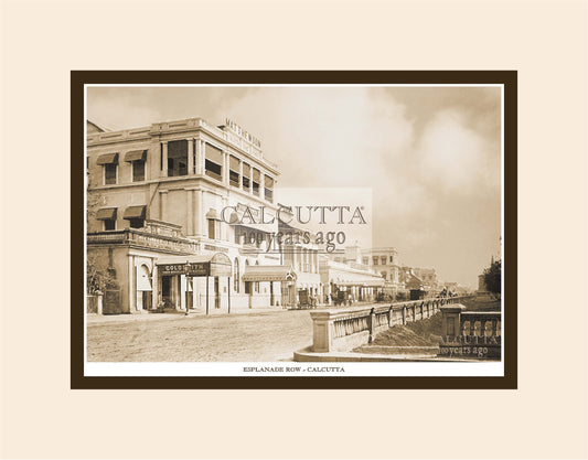 Esplanade Row - 2 (Code: 50) Mounted Photo Print