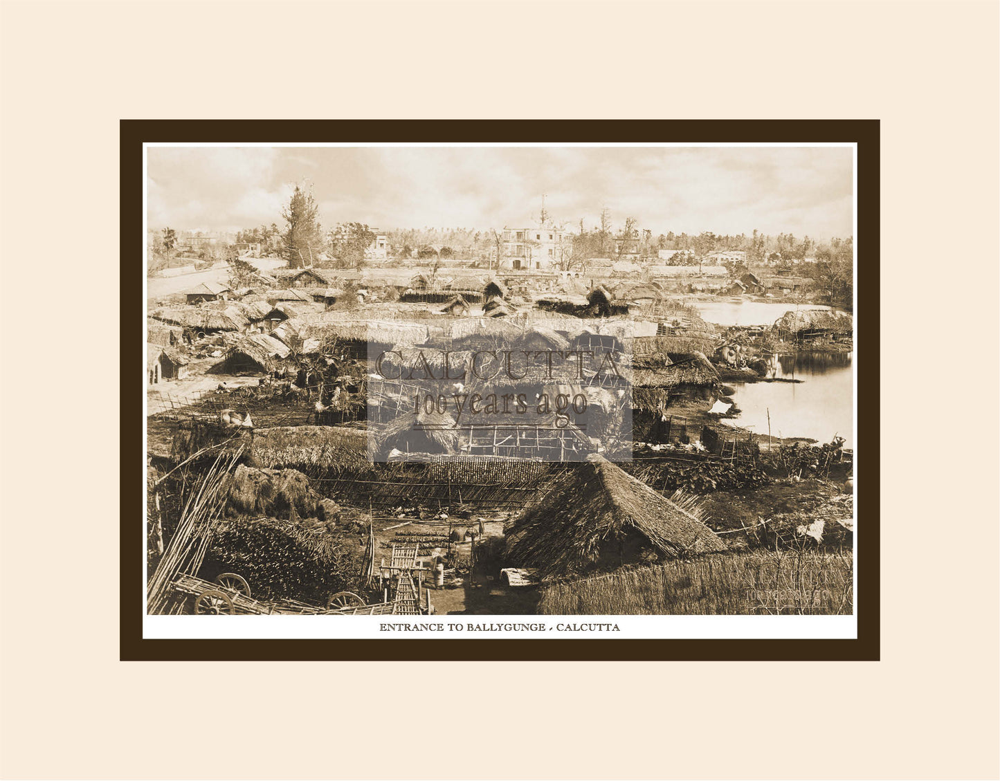 Entrance To Ballygunge Ff 43  (Code: 47) Mounted Photo Print