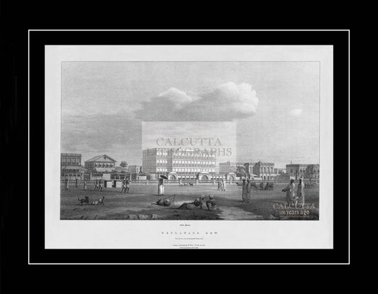 Esplanade Row. Club House – Calcutta (Code: 033) – Black & White Lithograph