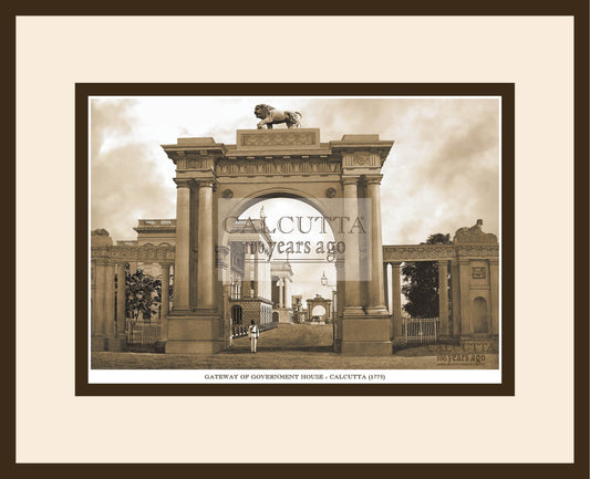 Gateway Of Government House (Code: 55) Wood Frame