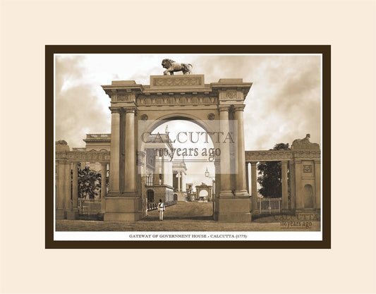 Gateway Of Government House (Code: 55) Mounted Photo Print