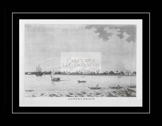 Garden Reach – 1 (Code: 038) – Black & White Lithograph