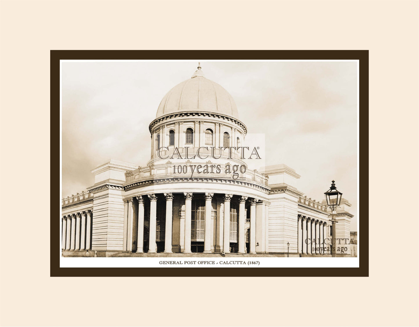 General Post Office (Code: 52) Mounted Photo Print