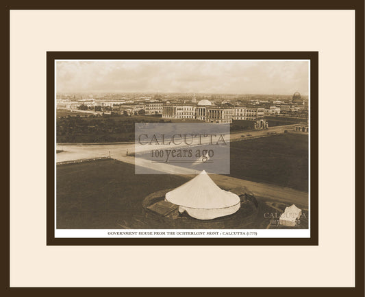 Government House From The Ochterlony Mont  (Code: 59) Wood Frame