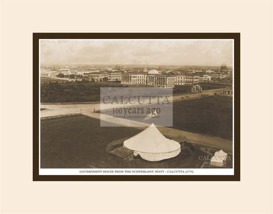Government House From The Ochterlony Mont  (Code: 59) Mounted Photo Print