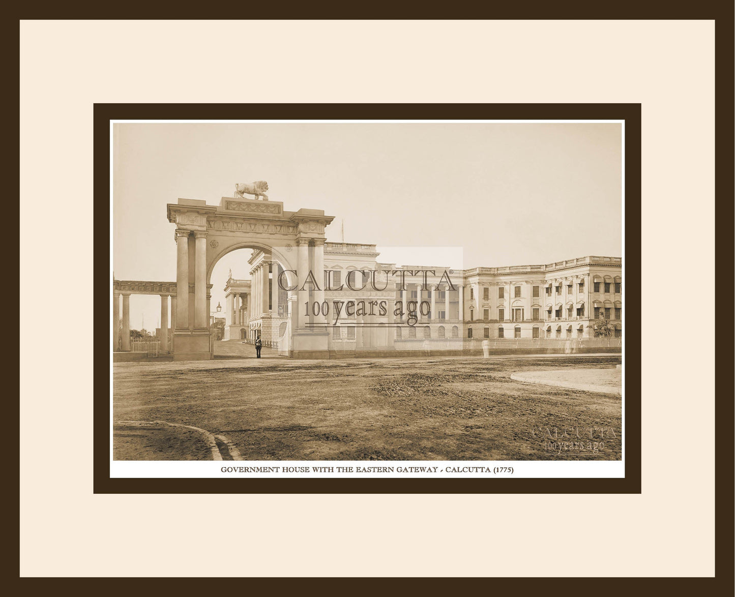 Government House With The Eastern Gateway (Code: 51) Wood Frame