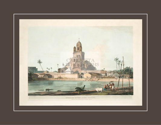 Govinda Ram Mittee’s Pagoda (Code: 043) – Coloured Lithograph