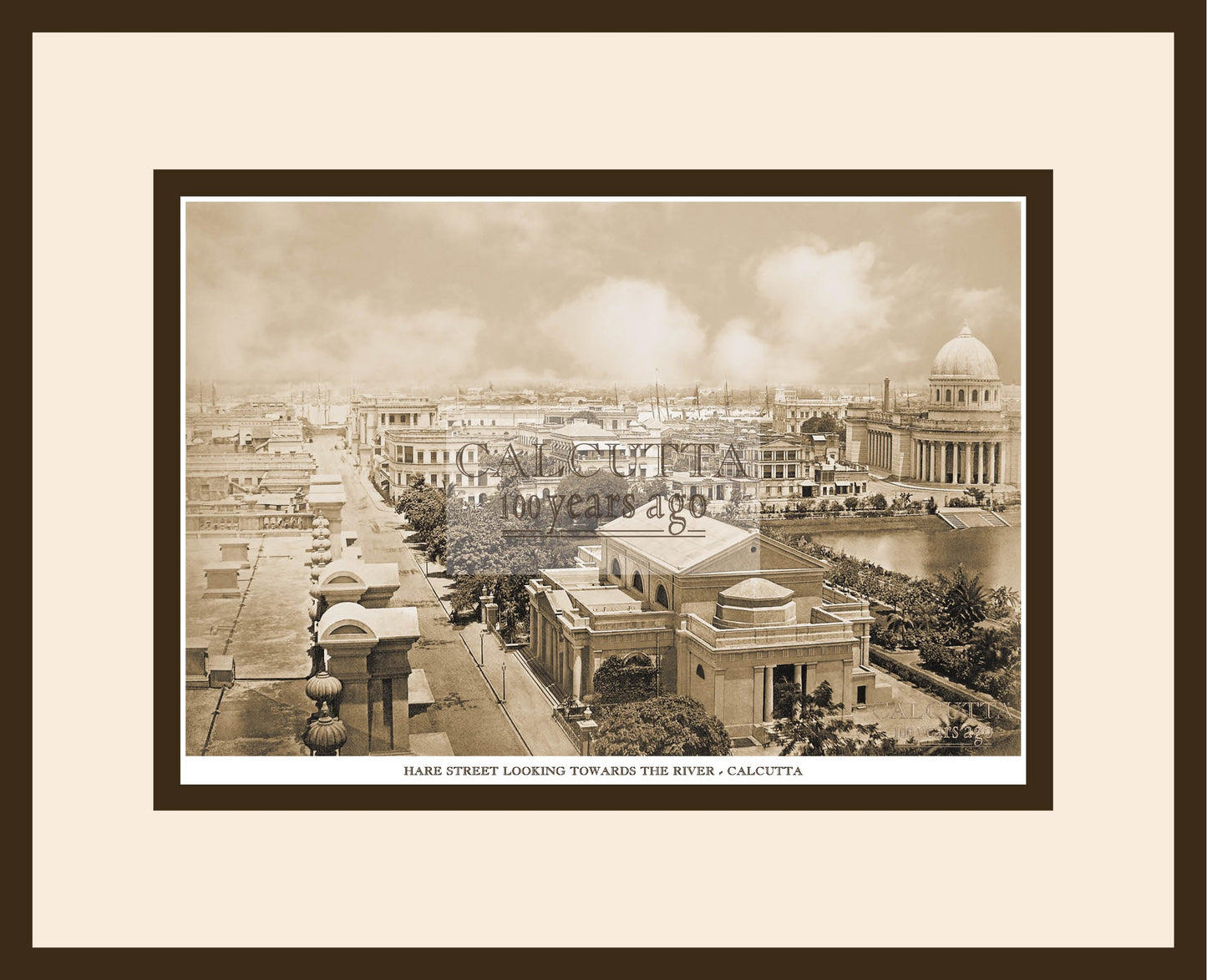 Hare Street Looking Towards The River (Code: 65) Wood Frame