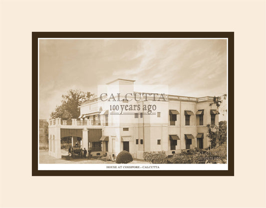 House At Cossipore (Code: 76) Mounted Photo Print