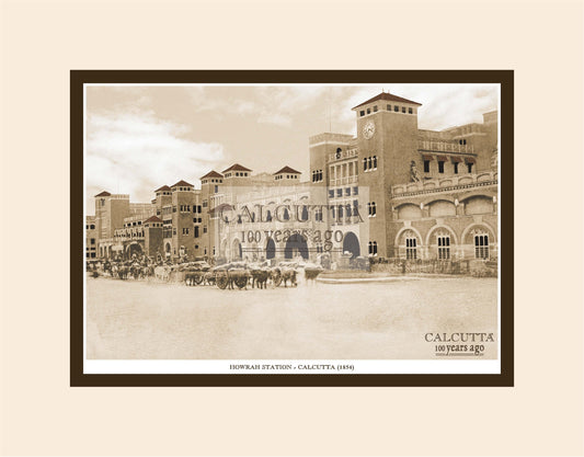Howrah Station -2  (Code: 78) Mounted Photo Print