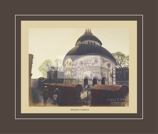 Hindoo Temple (Code: 046) – Coloured Lithograph