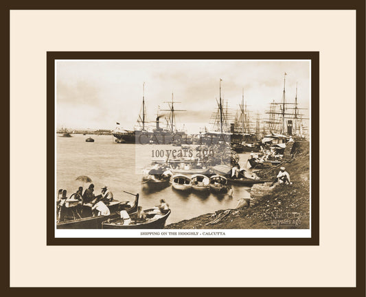 Hooghly River (Code: 71) Wood Frame