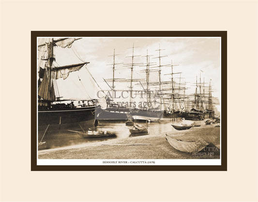 Hooghly River (Code: 73) Mounted Photo Print