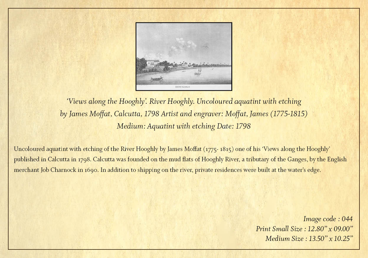 Houghly (Code: 044) – Black & White Lithograph