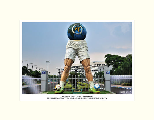 “Victory” Sculpture in Front of Vivekananda Yuba Bharati Krirangan Stadium – Artwork