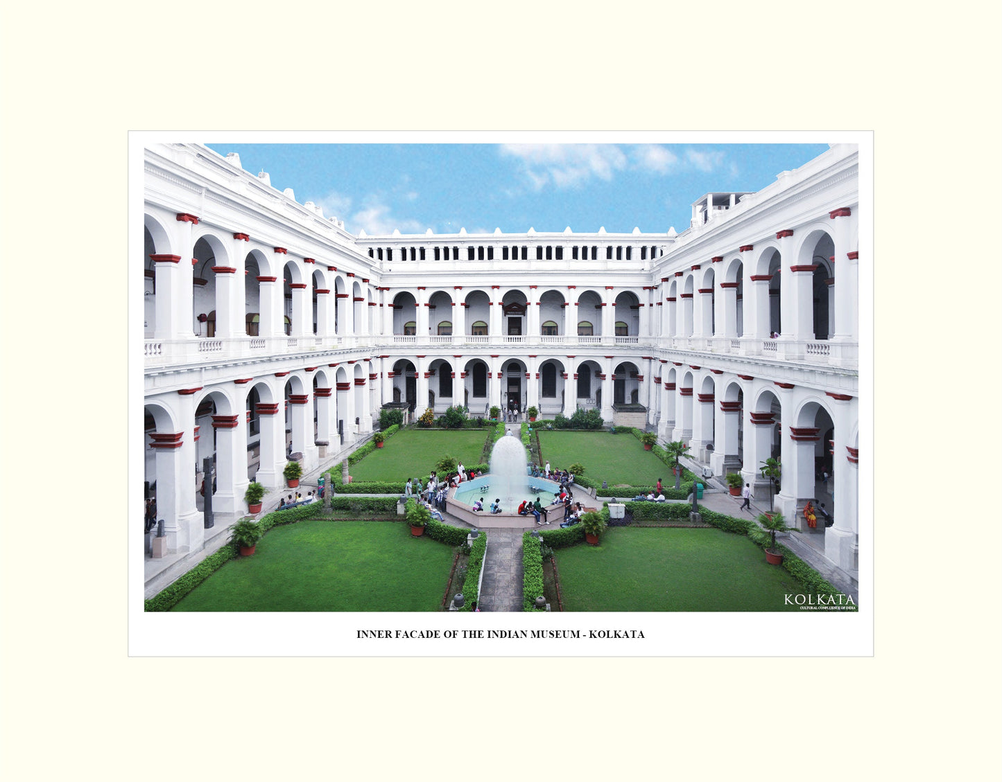 Inner Facade of the Indian Museum – Artwork