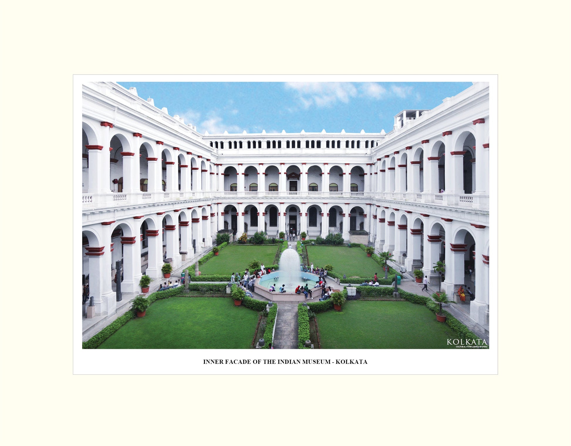 Inner Facade of the Indian Museum – Artwork