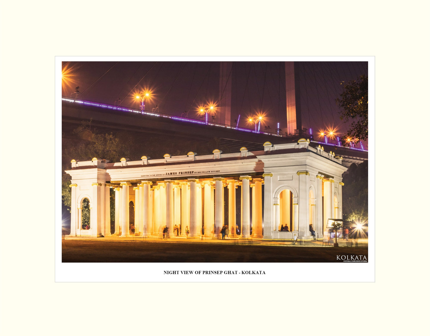 Night View of Prinsep Ghat – Artwork