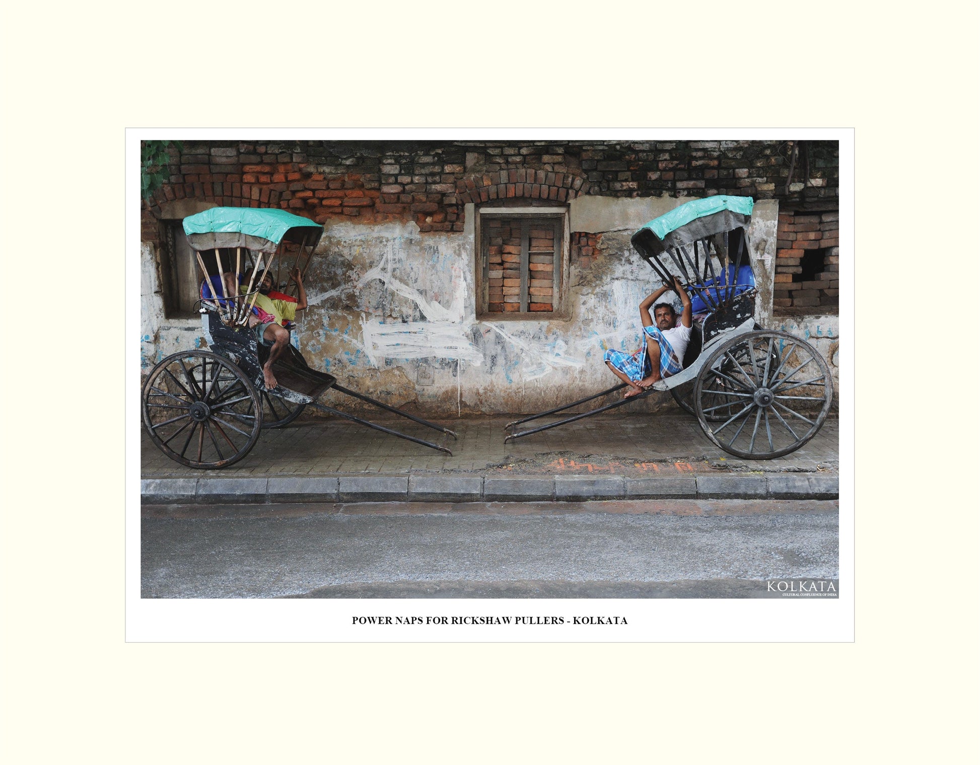 Power Naps for Rickshaw Pullers – Artwork