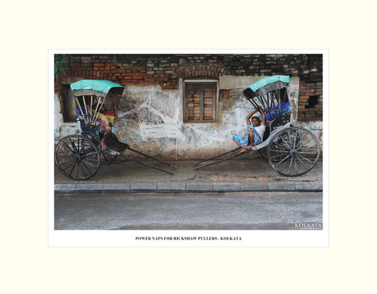 Power Naps for Rickshaw Pullers – Artwork