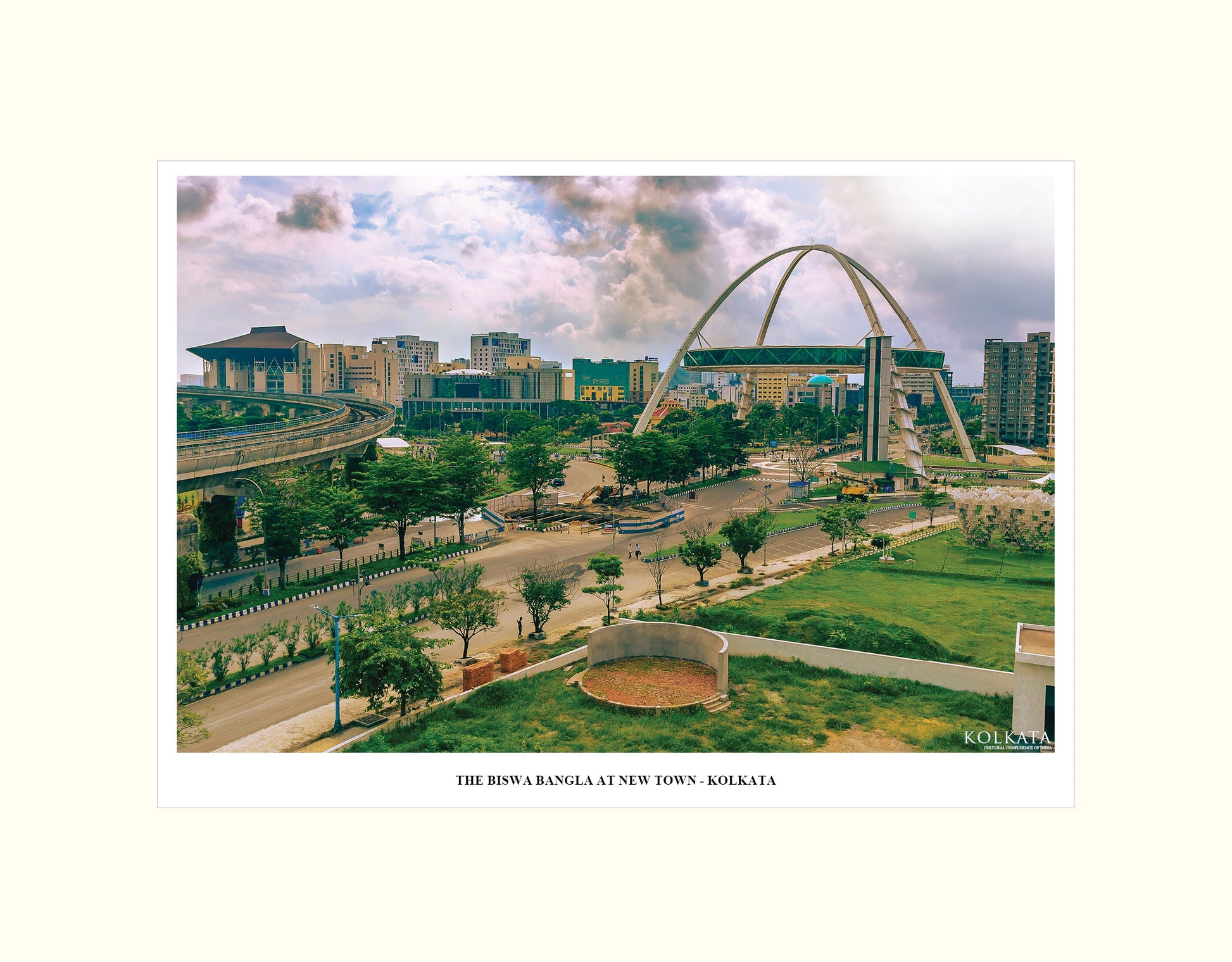 The Biswa Bangla at New Town – Artwork