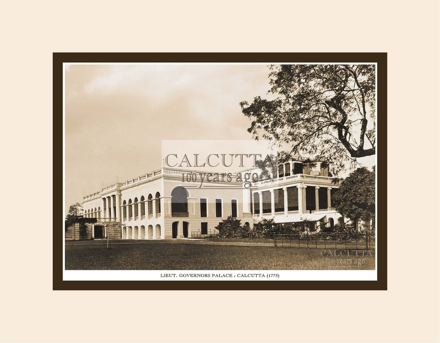 Lieut Governors Palace (Code: 83) Mounted Photo Print