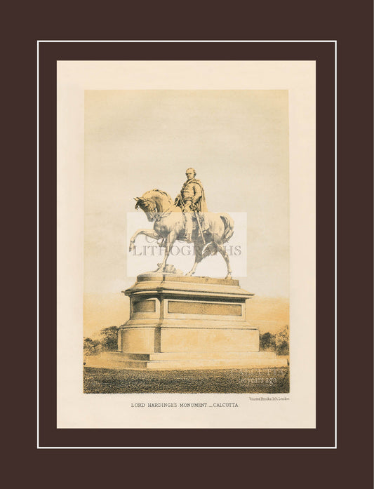 Lord Hardinge’s Monument (Code: 103) – Coloured Lithograph