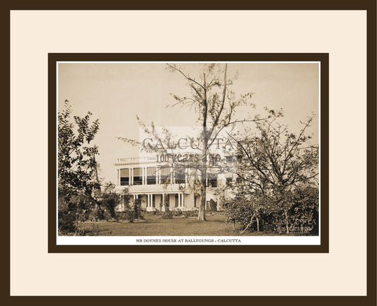 Mr Doynes House At Ballygunge   (Code: 94) Wood Frame