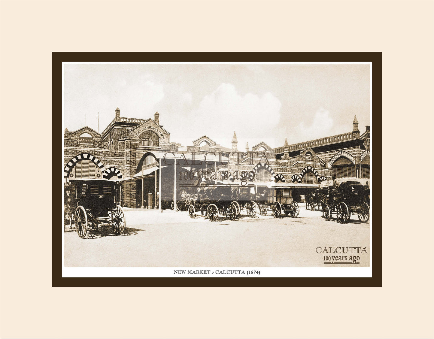 New Market - 2 (Code: 96) Mounted Photo Print