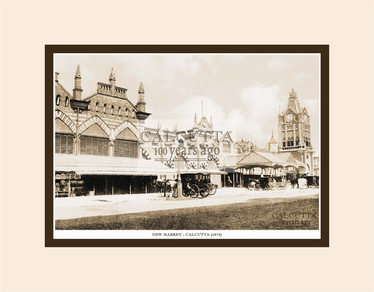 New Market - 1 (Code: 95) Mounted Photo Print