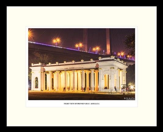 Night View of Prinsep Ghat – Artwork